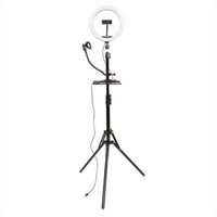 StudioKing LED Vlog Set SK-K190 w/ Ring Lamp And Mic Holder