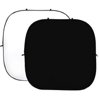 StudioKing Background Board Wit/Zwart 240x240 cm