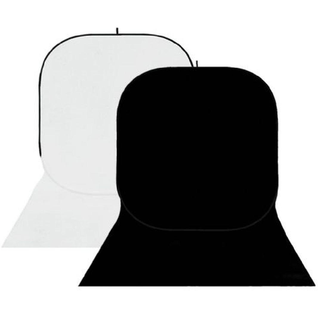 StudioKing Background Board BBT-01-20 Wit/Zwart 400x150 cm