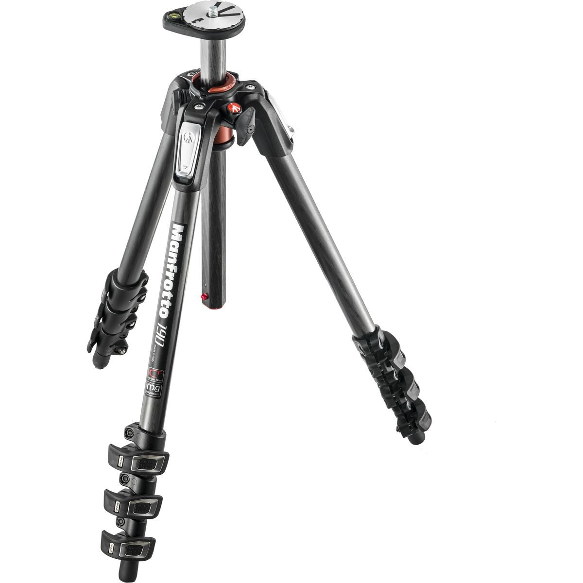 Manfrotto 190 cf tripod 4-s horiz. Col