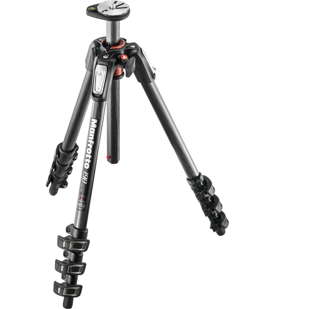 Manfrotto 190 cf tripod 4-s horiz. Col
