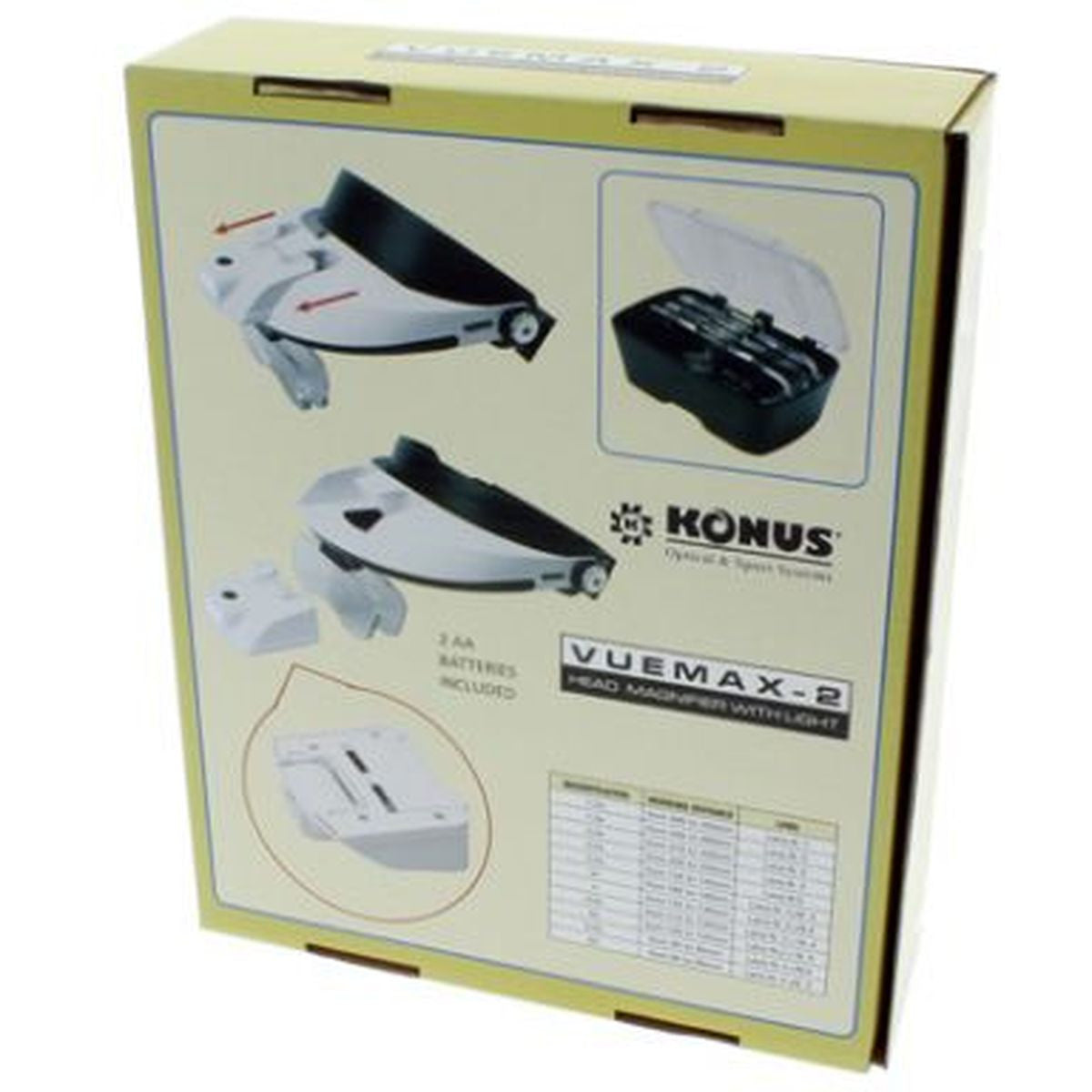 Konus Hoofdloep VUEMAX-2 w/ LED Light