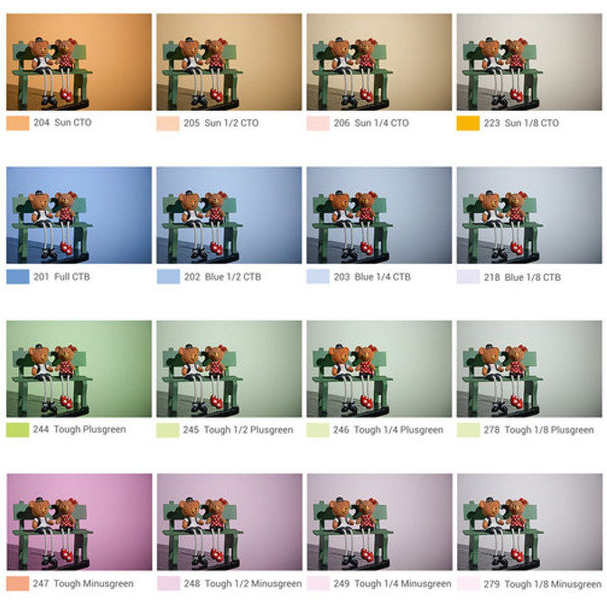 Godox Colour Gels 16pcs