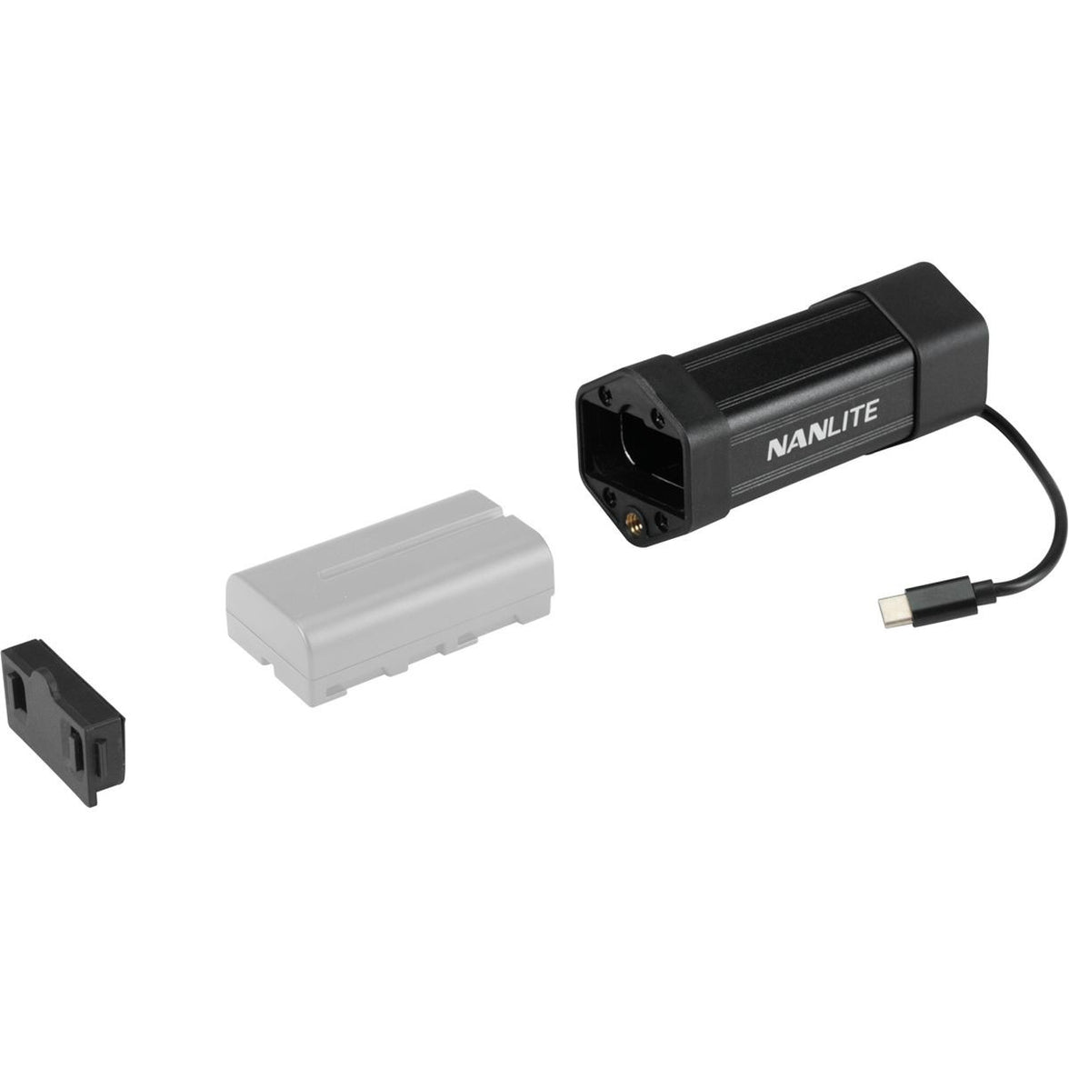 Nanlite Battery Holder /w USB-C (for NP-F550)