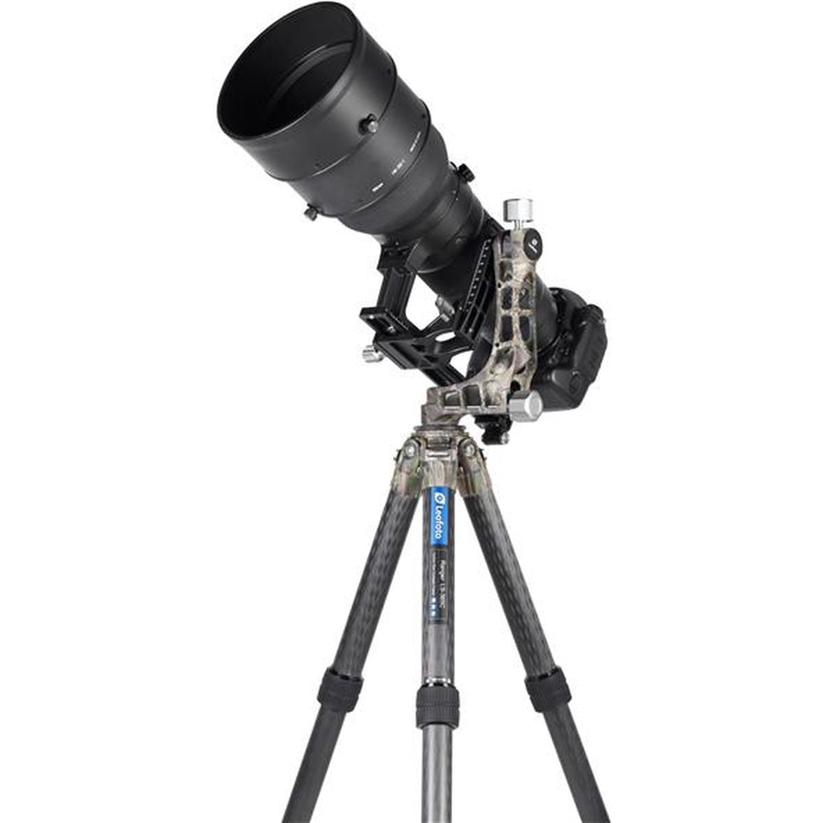 Leofoto LS-365C Ranger tripod w/ PG-1 schommelkop in camo