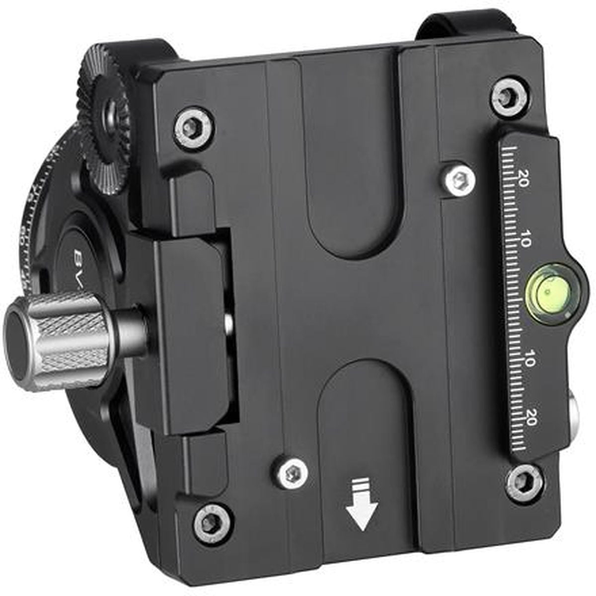Leofoto BV-10M Videokop w/ Manfrotto Quick Release Plate