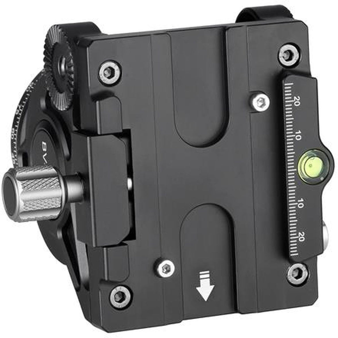 Leofoto BV-10M Videokop w/ Manfrotto Quick Release Plate
