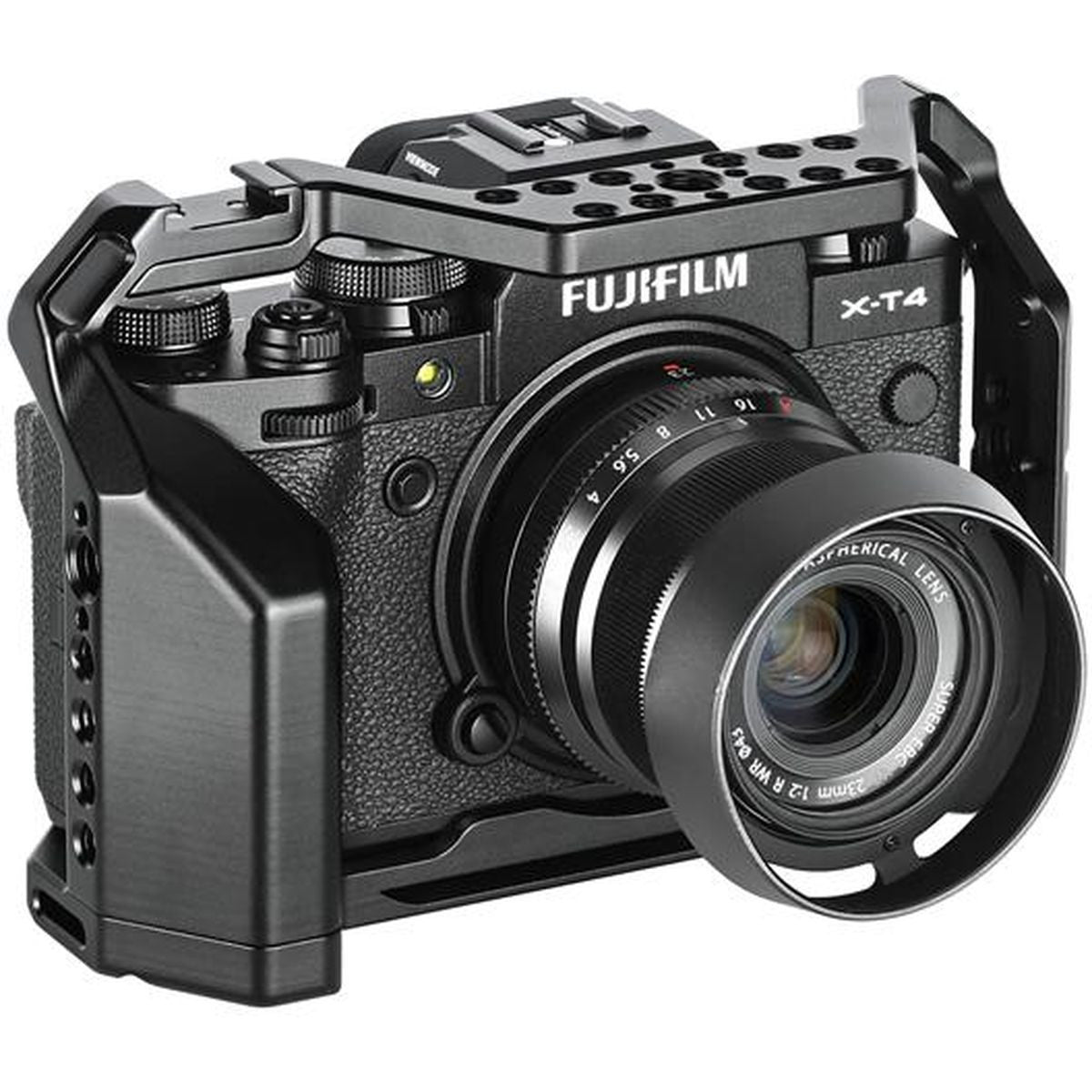 Leofoto Camera Cage met grip voor Fuji X-T4