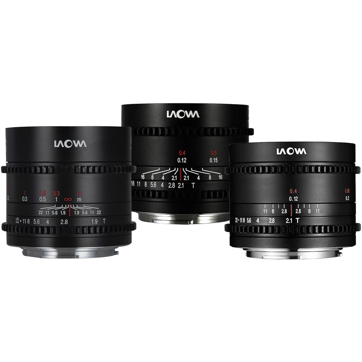 Laowa MFT Cine Prime 3-LENS Bundel (7.5mm / 10mm / 17mm)