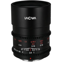 Laowa 50mm T2.9 Macro APO Cine Lens - MFT