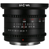 Laowa 6mm T2.1 Zero-D Cine Lens - MFT