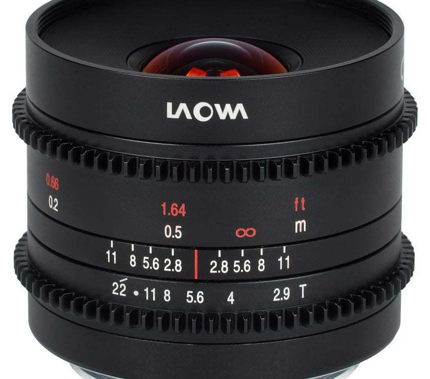 Laowa Venus 9mm t/2.9 ZERO-D Cine Lens - Fuji X