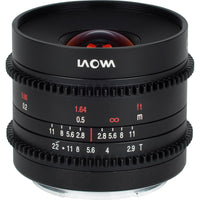 Laowa Venus 9mm t/2.9 ZERO-D Cine Lens - Fuji X