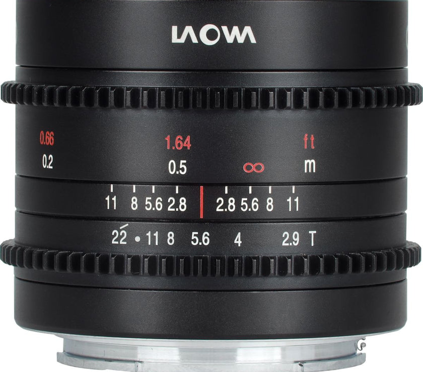 Laowa Venus 9mm t/2.9 ZERO-D Cine Lens - Fuji X