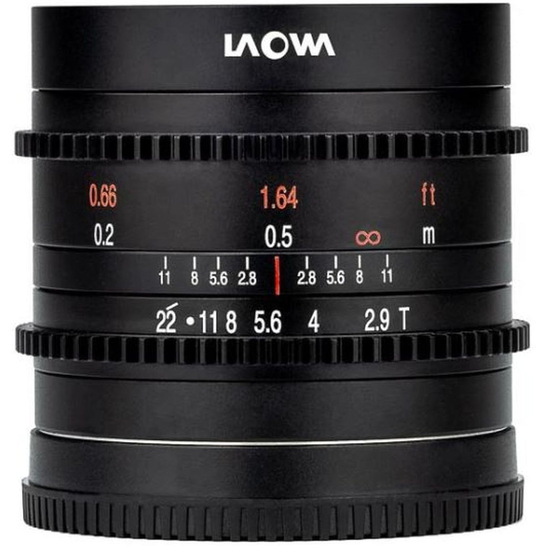 Laowa Venus 9mm t/2.9 ZERO-D Cine Lens - Sony FE