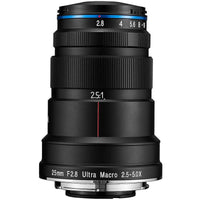 Laowa Venus 25mm f/2.8 2.5-5X Ultra-Macro Lens - Sony FE