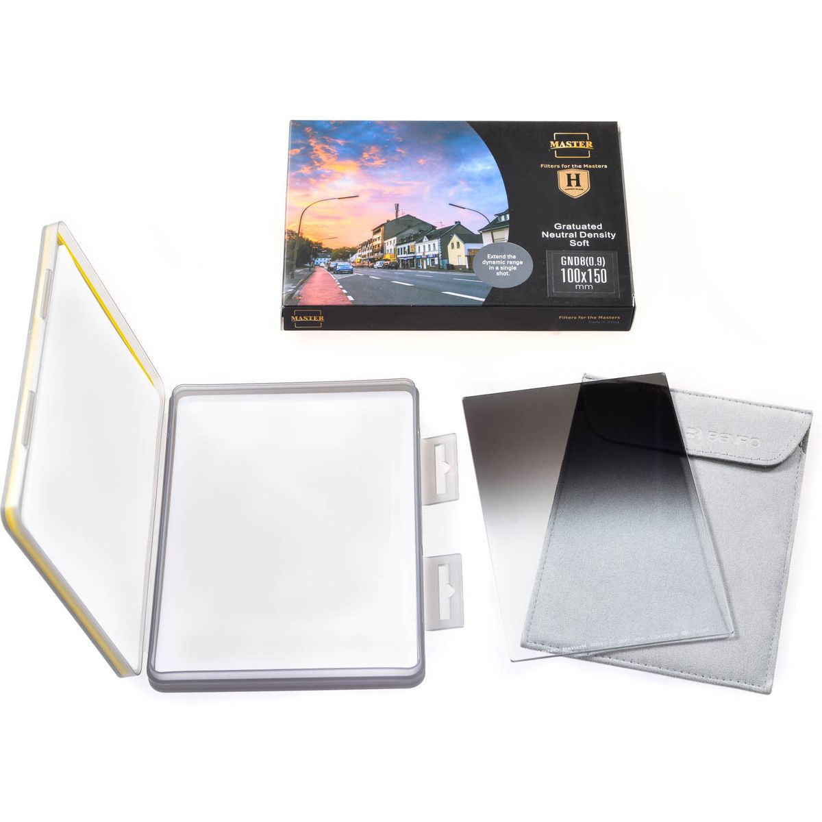 Benro Master Series Soft-edged graduated ND filter GND8