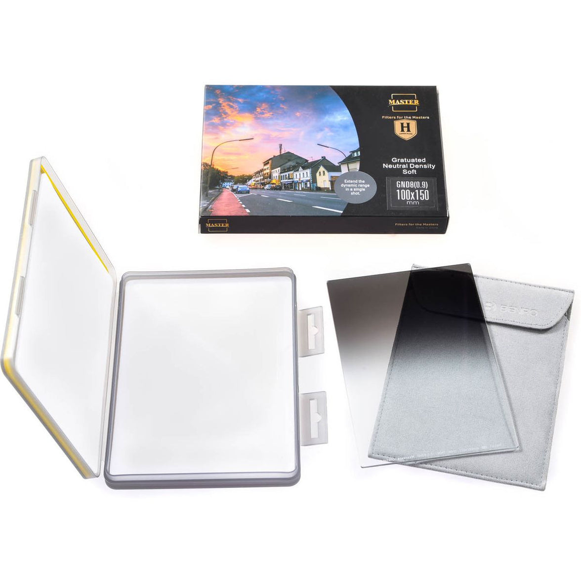 Benro Master Series Soft-edged graduated ND filter GND8