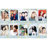 Fuji instax mini film blue marble