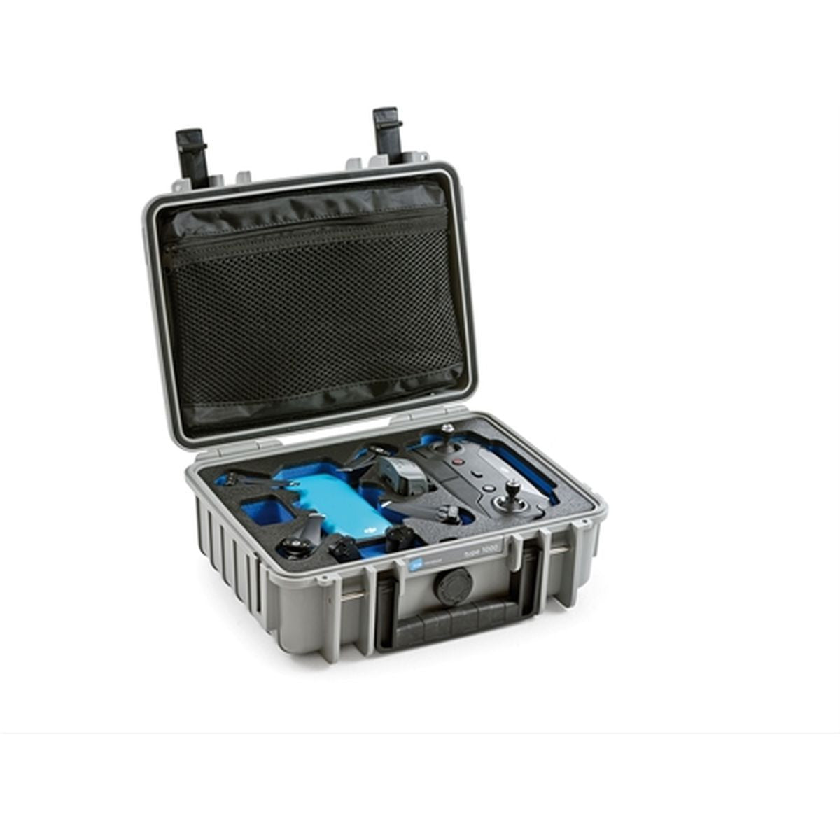 B&W Outdoor.cases Type 1000 Grey / DJI Spark Inlay