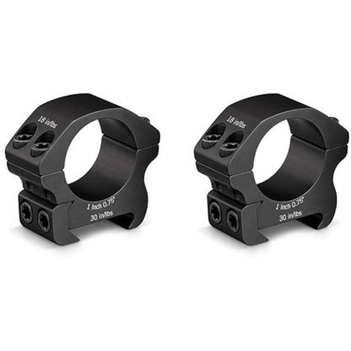 Vortex Pro Series Montageringen PR1-L 25.4 mm Laag