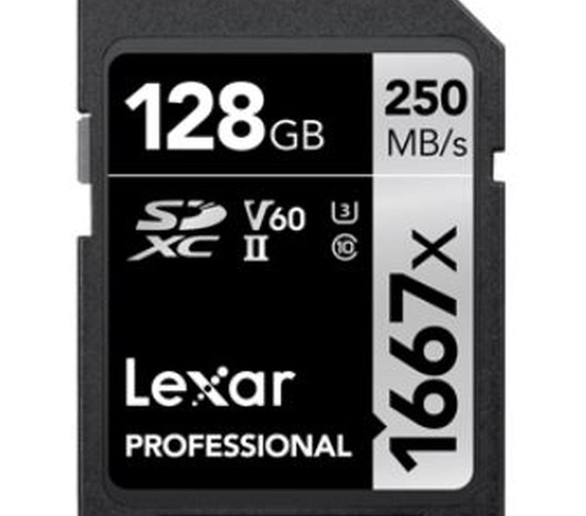 Lexar SDXC Professional UHS-II 1667x 128GB