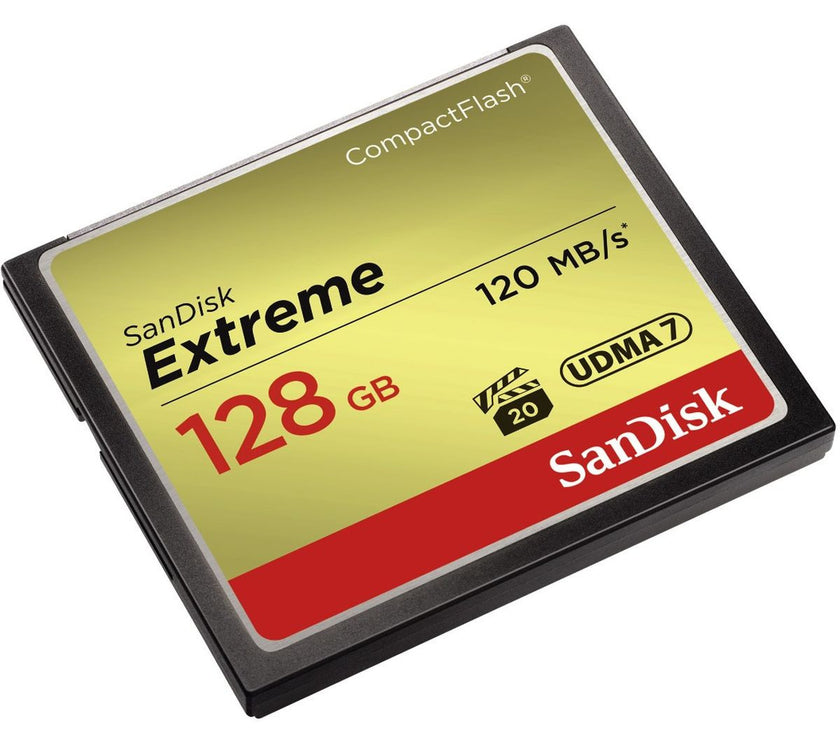 SanDisk CF Extreme 128GB 120MB/s 85MB Write UDMA 7