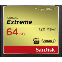 SanDisk CF Extreme 64GB 120MB/Sec 85 MB Write UDMA 7