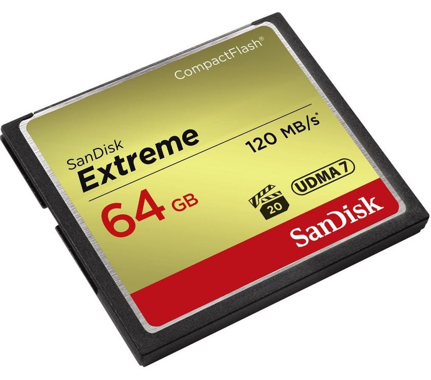 SanDisk CF Extreme 64GB 120MB/Sec 85 MB Write UDMA 7