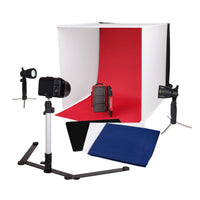 Caruba Portable Fotostudio w/ Losse LED Lampen 50x50x50cm
