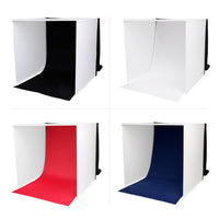 Caruba Portable Fotostudio w/ Losse LED Lampen 50x50x50cm