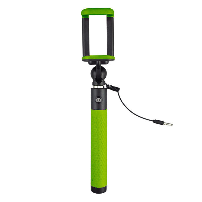 Caruba Selfie Stick Plug & Play Green