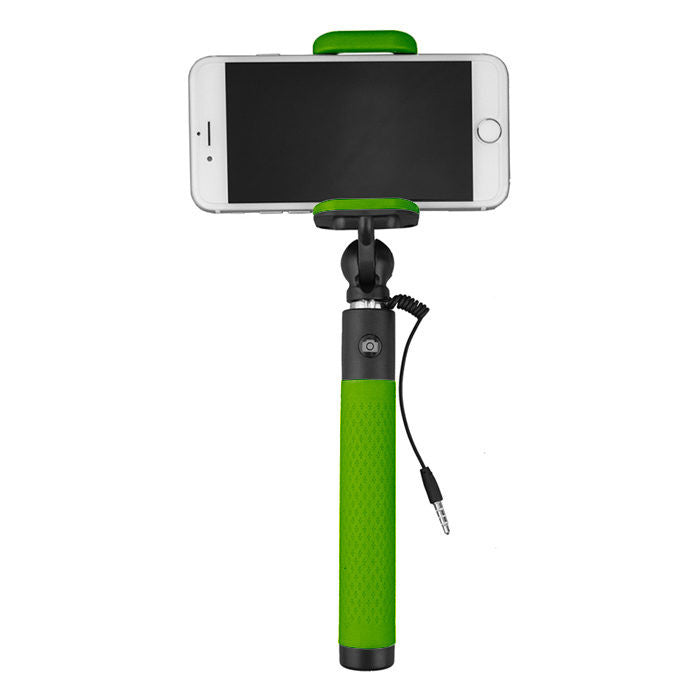 Caruba Selfie Stick Plug & Play Green