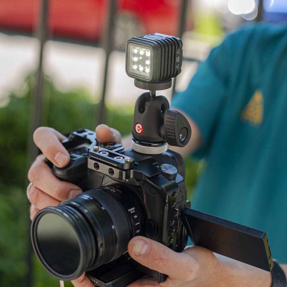 Caruba Centre Ball Head w/ Cold Shoe Mount
