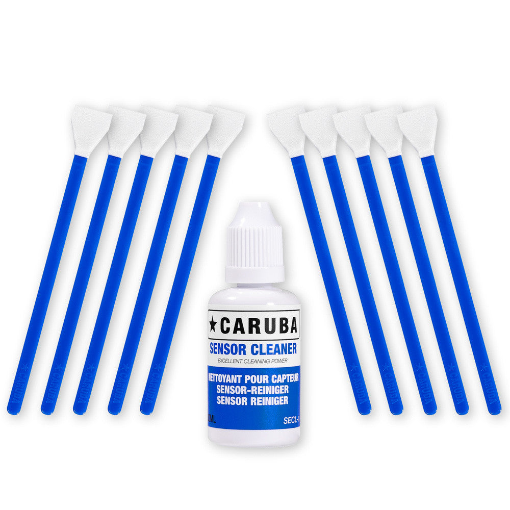 Caruba APS-C Cleaning Swab Kit (10 Swabs 16mm + Fluid 30ml)