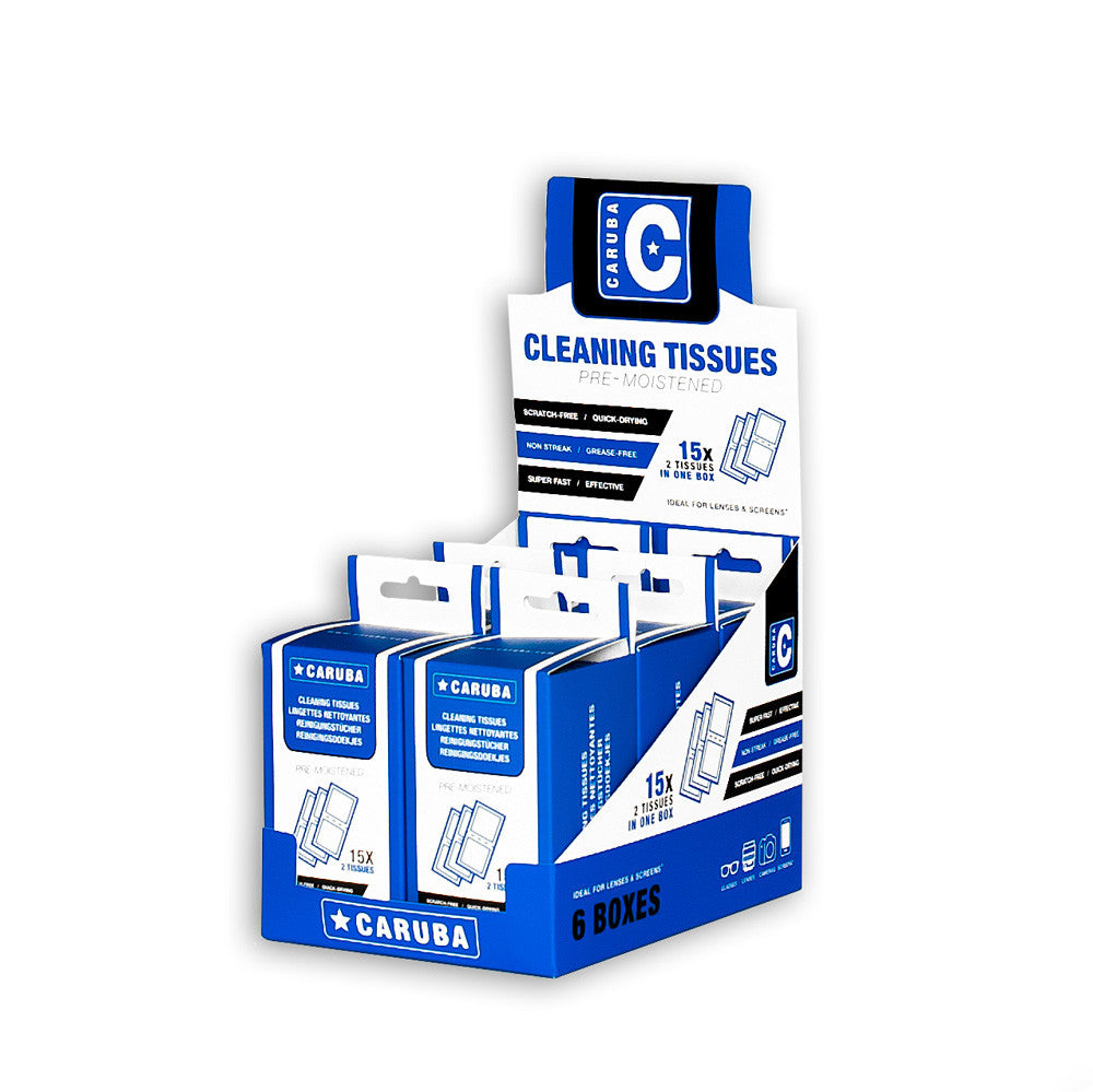Caruba Cleaning Tissues (6BOXES Per Display 30 Tissues/Box)
