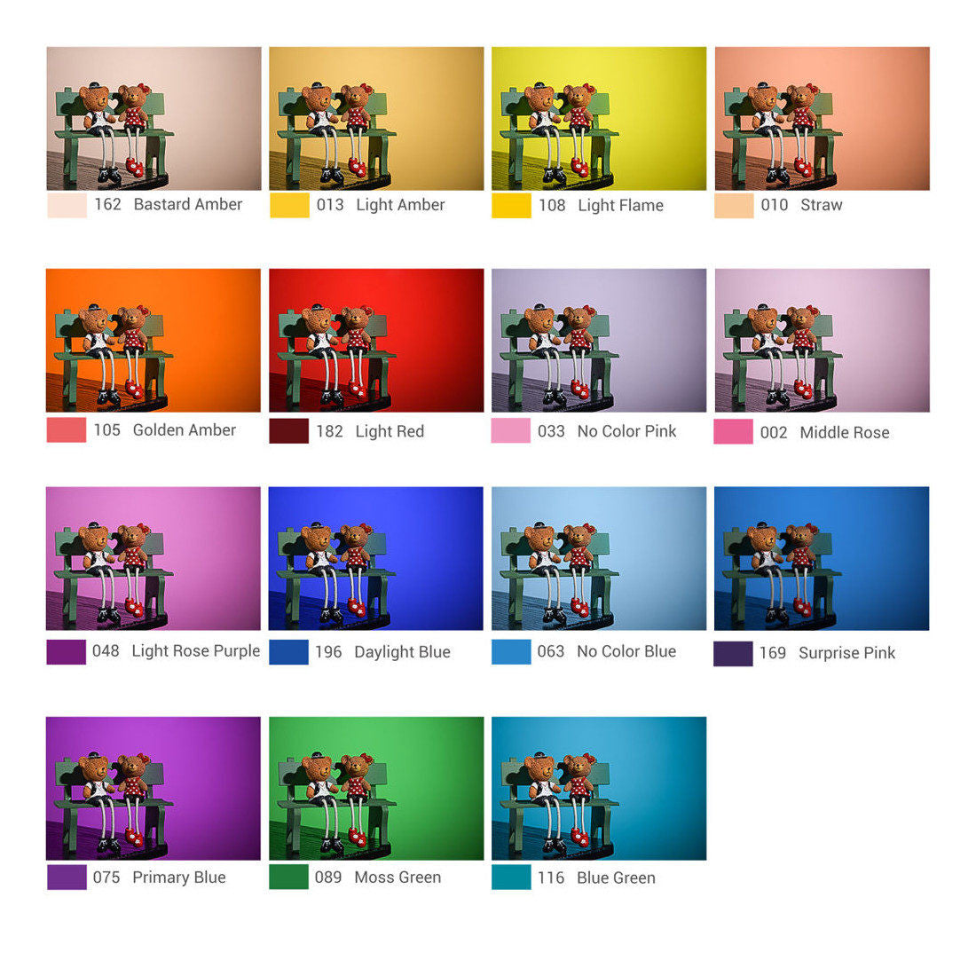 Godox Colour Gels 15pcs