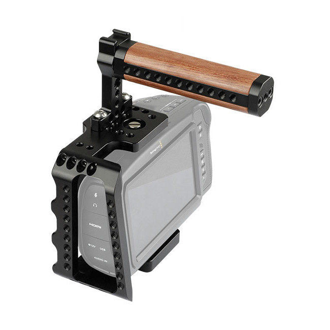 Caruba Half Cage w/ Wooden Top Handle For BMPCC 4K