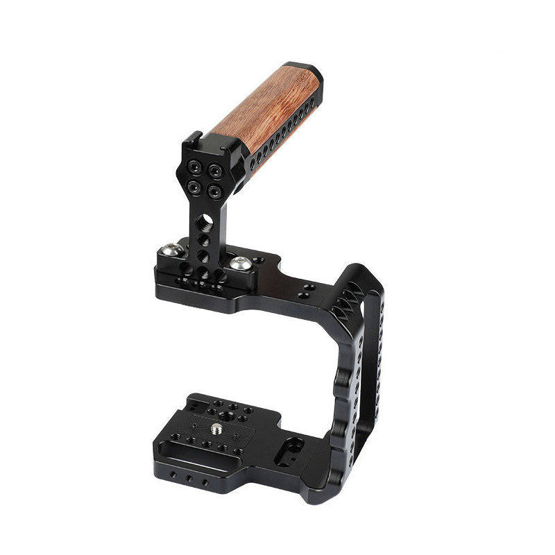 Caruba Half Cage w/ Wooden Top Handle For BMPCC 4K
