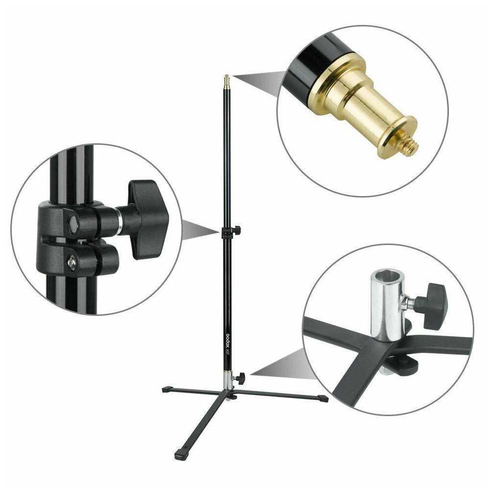 Godox 90F Foldable Floor Light Stand w/ Removable Base