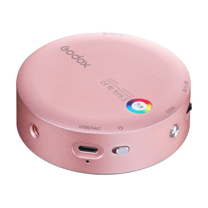 Godox R1 Mobile RGB LED Light (Pink Body)