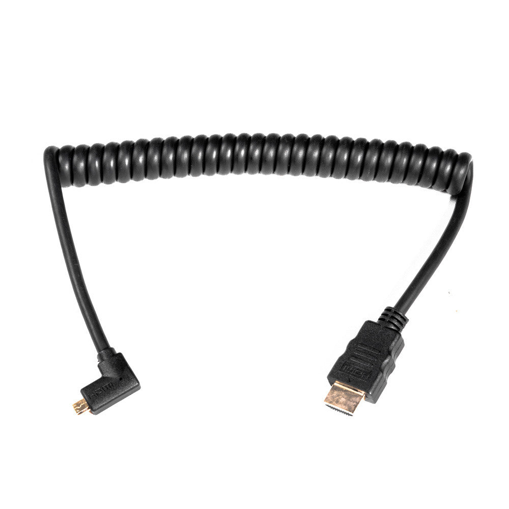 Caruba HDMI-Micro HDMI Spring Wire Angled