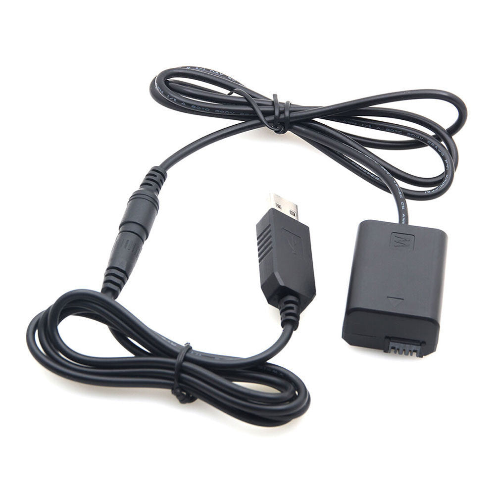 Caruba NP-FW50 Full Decoding Dummy Battery + Sngle USB Cable