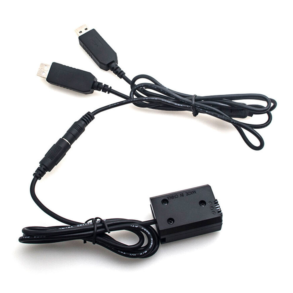 Caruba NP-FW50 Full Decoding Dummy Battery + Dual USB Cable
