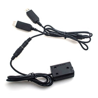 Caruba NP-FW50 Full Decoding Dummy Battery + Dual USB Cable