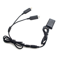 Caruba NP-FW50 Full Decoding Dummy Battery + Dual USB Cable
