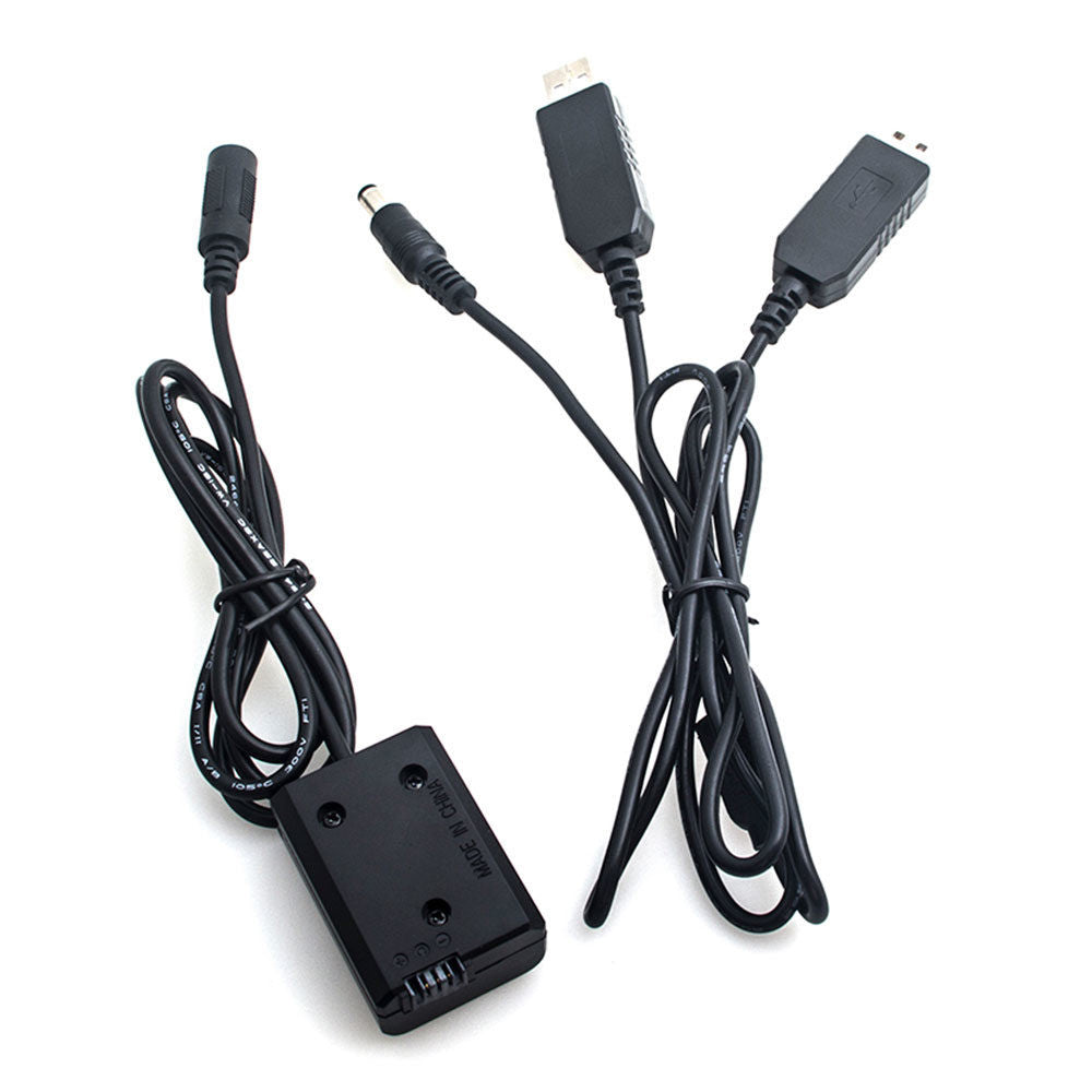 Caruba NP-FW50 Full Decoding Dummy Battery + Dual USB Cable
