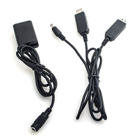 Caruba NP-FW50 Full Decoding Dummy Battery + Dual USB Cable