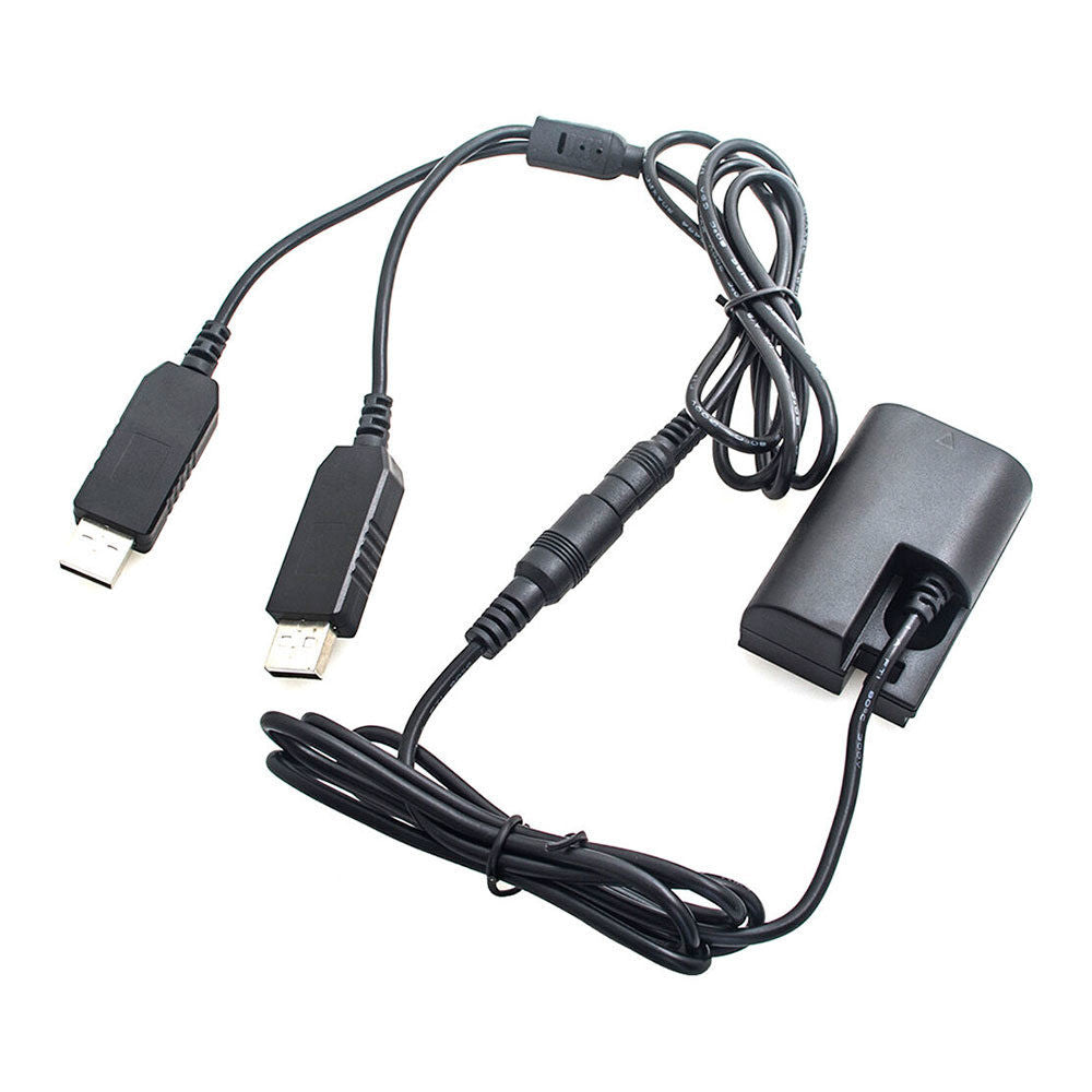 Caruba LP-E6 Full Decoding Dummy Battery +5V 2A USB Cable