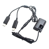 Caruba LP-E6 Full Decoding Dummy Battery +5V 2A USB Cable